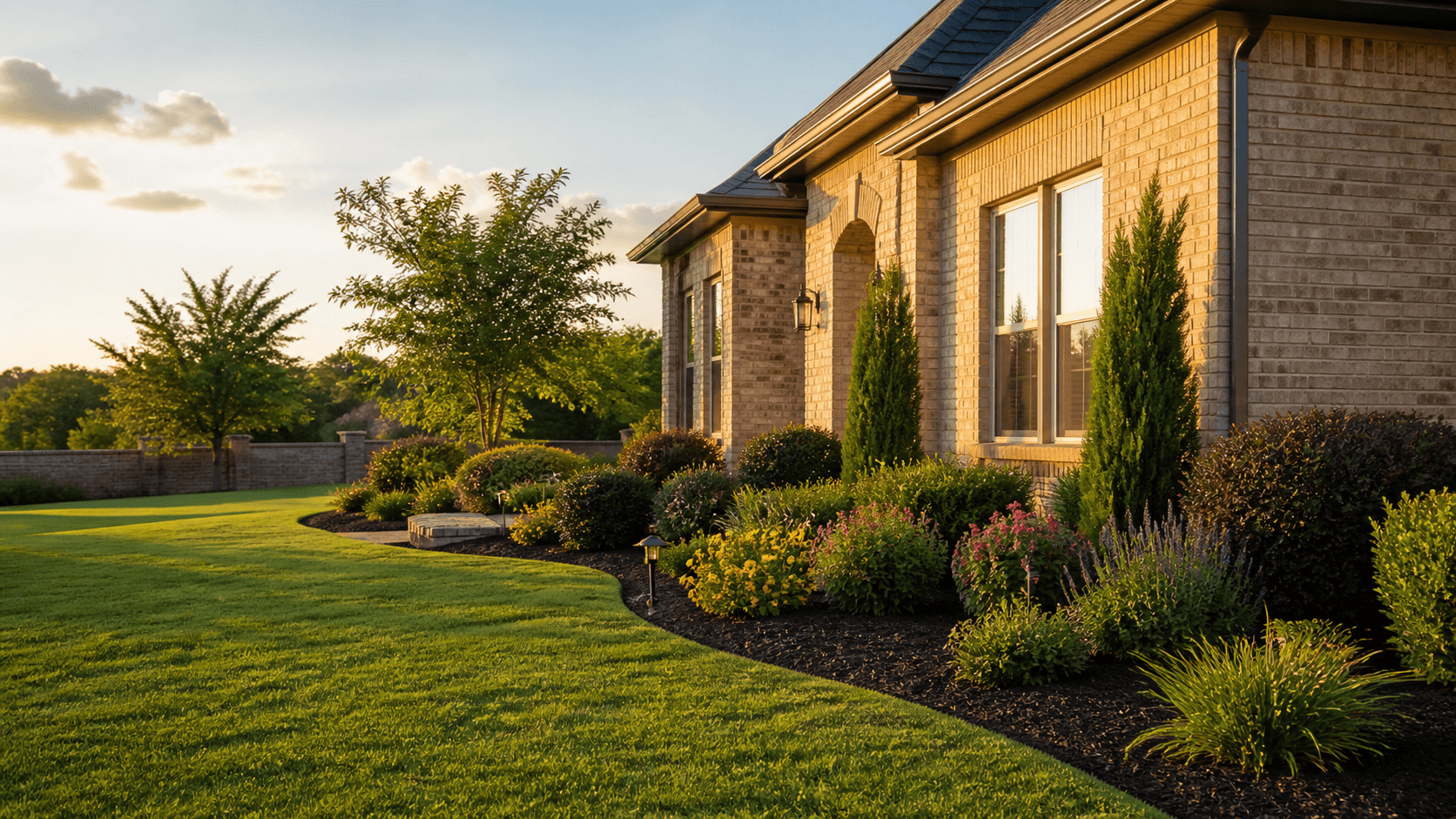 Professionally landscaped West Texas home